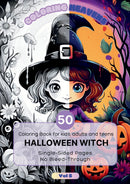 witch 5 - Coloring Book for Adults and Children