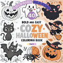 cozy halloween 1 - Coloring Books for Adults and Children