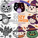 cozy halloween 2 - Coloring Books for Adults and Children