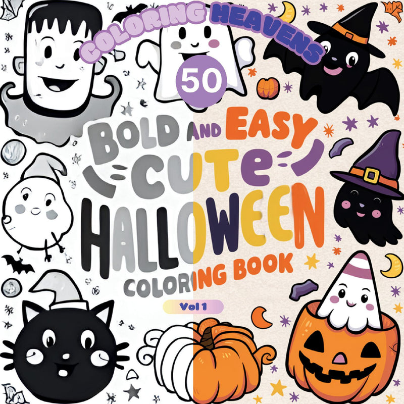 cute halloween 1 - Coloring Books for Adults and Children