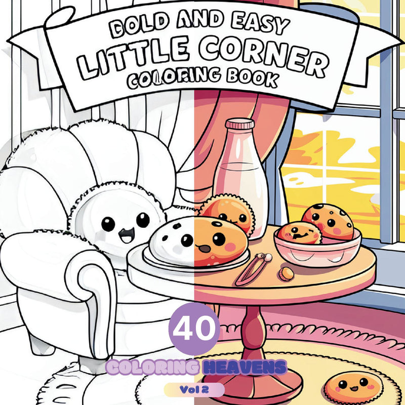 spiral little corner 2 - Coloring Book for Adults and Children