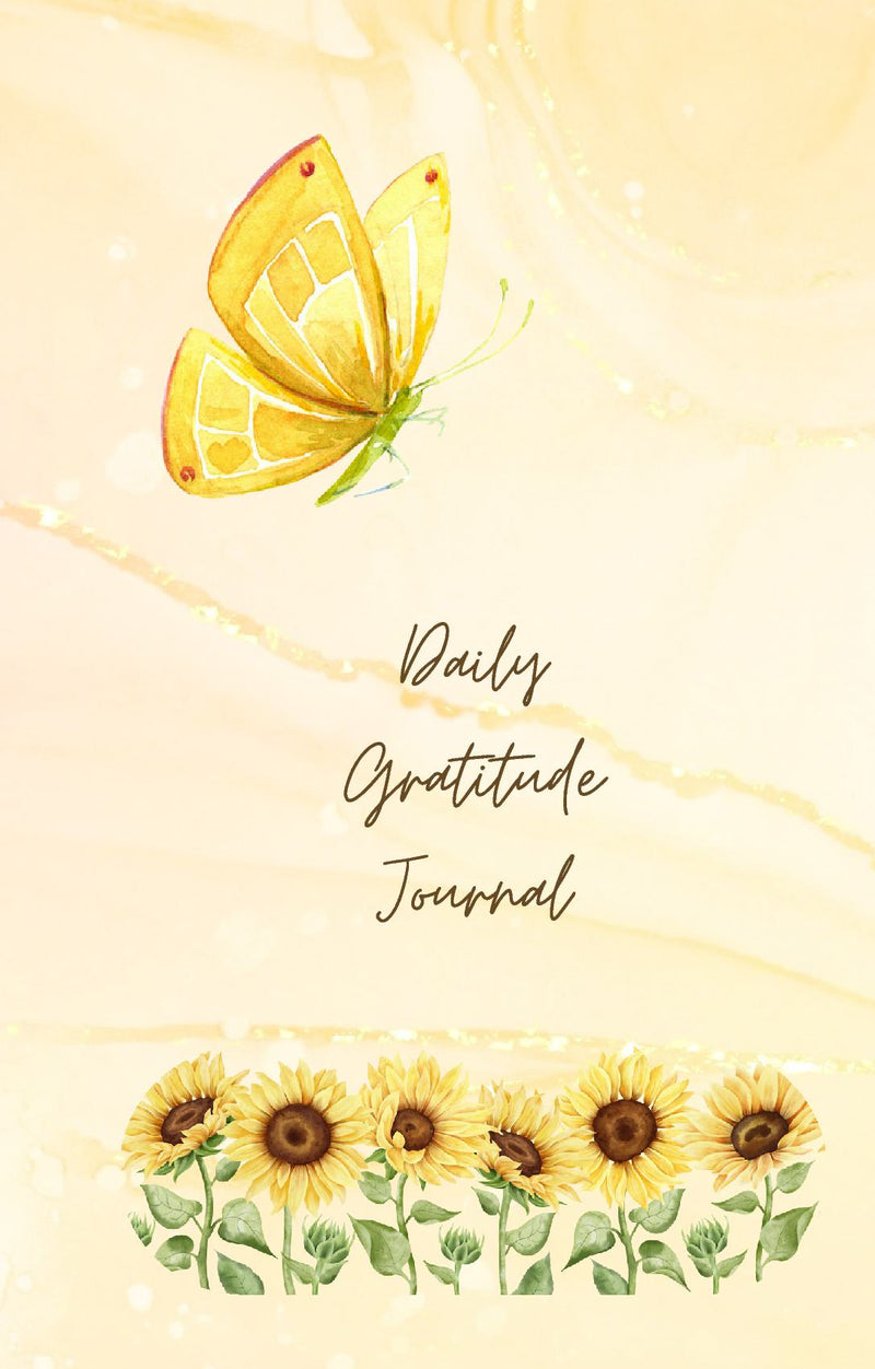 Sunflowers & Butterfly - Daily Gratitude Journal