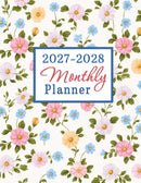 2027-2028 Large Print Monthly Planner – USA Edition – Spring Blooms