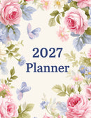 2027 Planner Extra Large Print – USA Edition – Rose Garden - USA Edition – Rose Garden