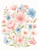 Notebook - 22 Lines Per Page - Butterfly Blossoms - 22 Lines Per Page - Butterfly Blossoms
