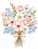 Notebook - 17 Lines Per Page - Spring Bouquet