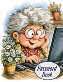 Password Log Book - Extra Large Print - Tech Savvy Granny