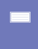 Notebook - 22 Lines Per Page - Lavender