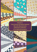 Amelia Paveley - Volume 1: Cosy Autumn & Festive Seasons Mix with Monochrome & Neutrals Collection of scrapbooking papers