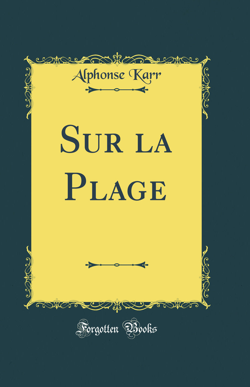 Sur la Plage (Classic Reprint)