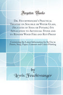 Dr. Feuchtwanger’s Practical Treatise on Soluble or Water Glass, (Silicates of Soda or Potash,) Its Application to Artificial Stone and to Render Wood Fire and Rot-Proof: Containing the Latest Information for Its Use in Paints, Soap, Paper, Cements and 