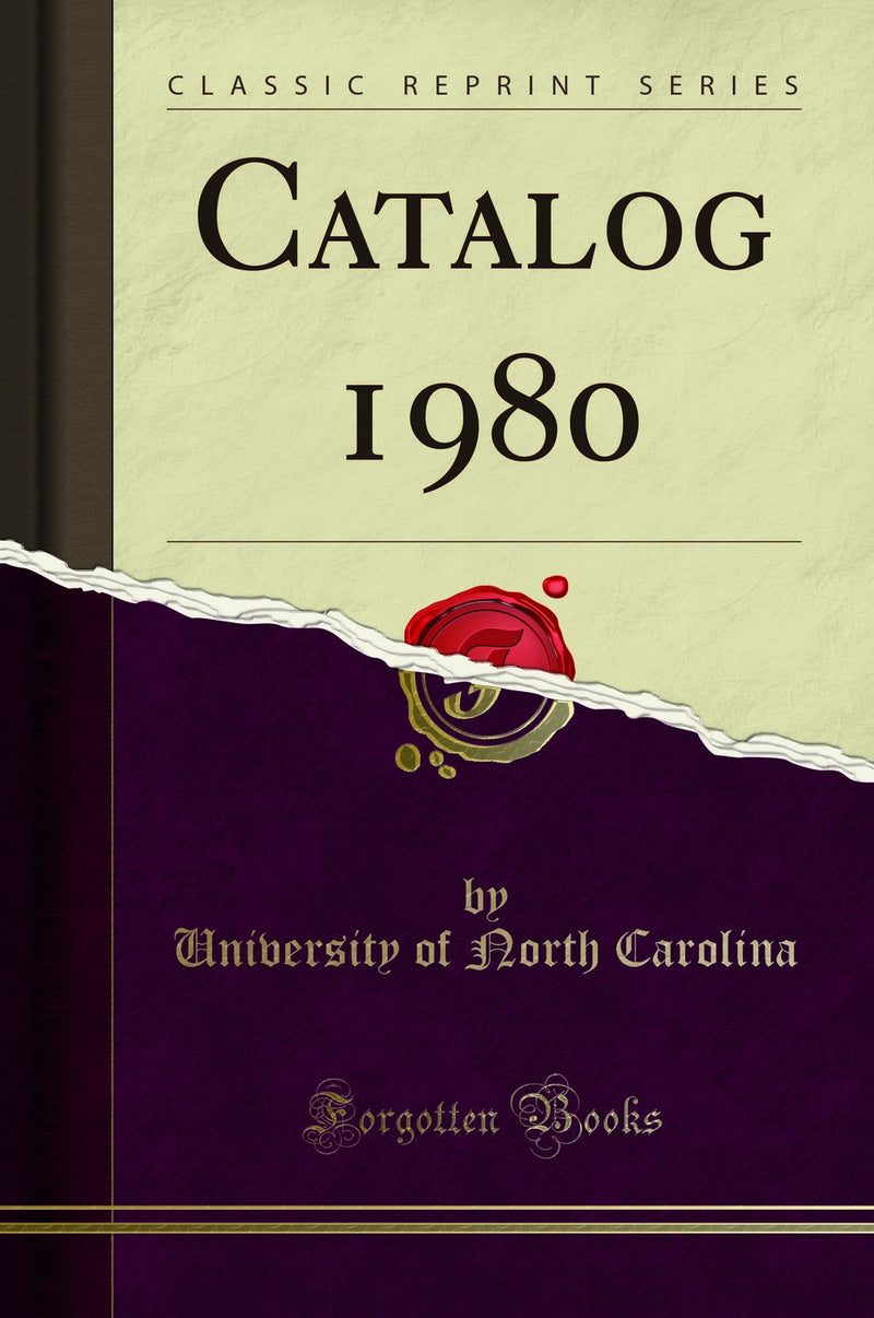 Catalog 1980 (Classic Reprint)