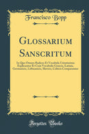 Glossarium Sanscritum: In Quo Omnes Radices Et Vocabula Usitatissima Explicantur Et Cum Vocabulis Graecis, Latinis, Germanicis, Lithuanicis, Slavicis, Celticis Comparantur (Classic Reprint)