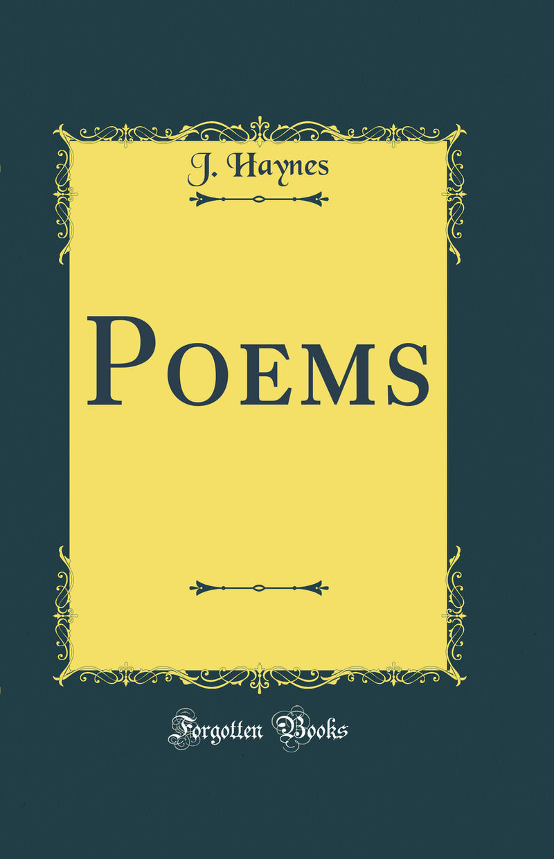 Poems (Classic Reprint)