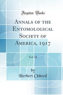 Annals of the Entomological Society of America, 1917, Vol. 10 (Classic Reprint)