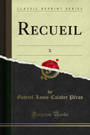 Recueil (Classic Reprint)