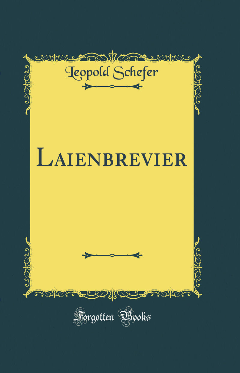 Laienbrevier (Classic Reprint)