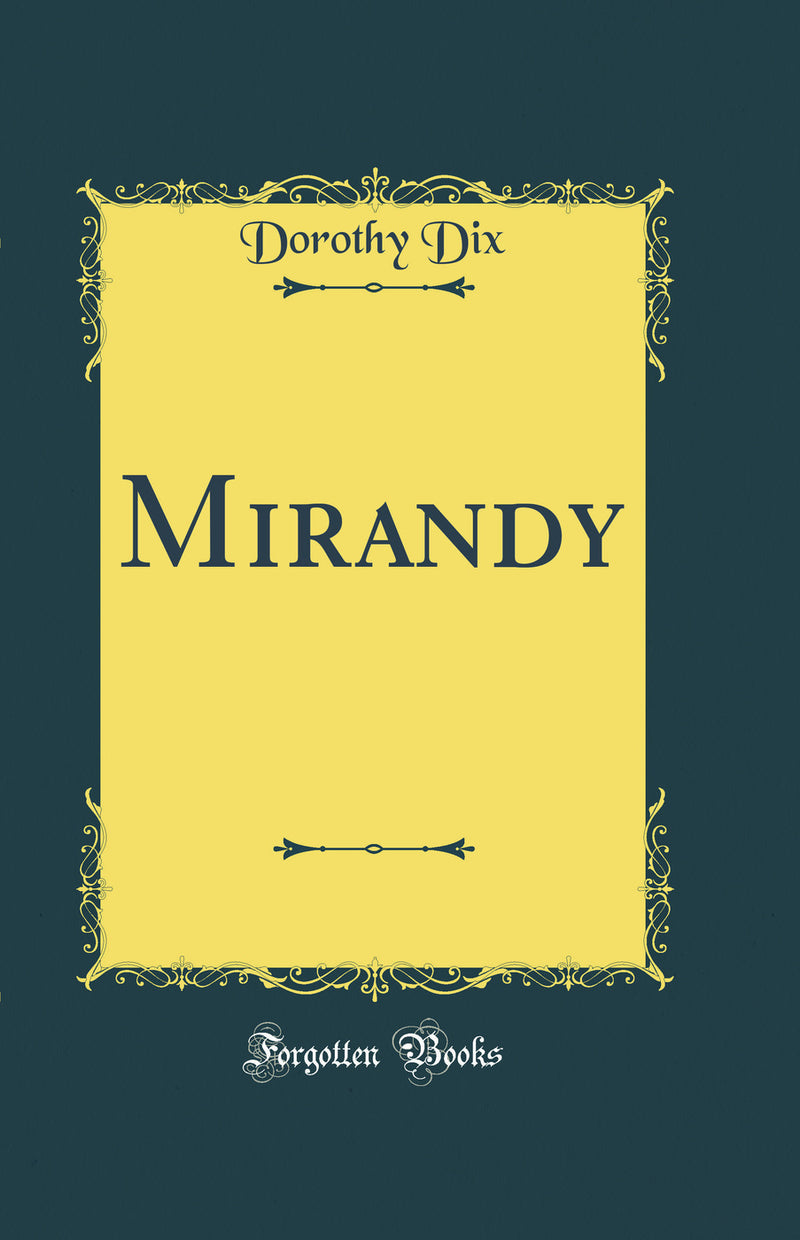 Mirandy (Classic Reprint)