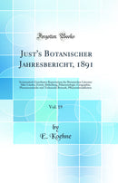 Just's Botanischer Jahresbericht, 1891, Vol. 19: Systematisch Geordnetes Repertorium der Botanischen Literatur Aller Länder; Zweite Abtheilung, Palaeontologie, Geographie, Pharmacentische und Technische Botanik, Pflanzenkrankheiten (Classic Reprint)