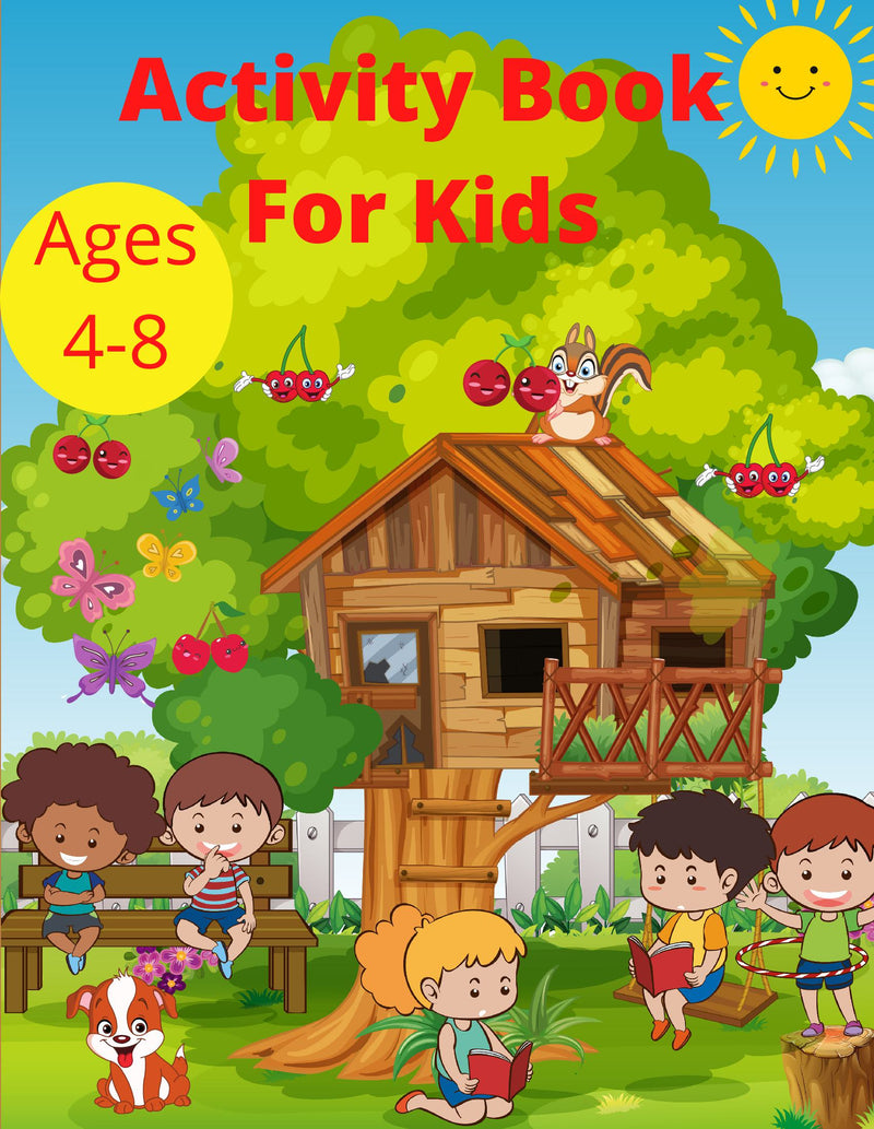 Activity Book for Kids Ages 4-8