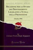 Relazione per lo Studio dei Provvedimenti Legislativi a Tutela della Professione: Ottobre 1904 (Classic Reprint)