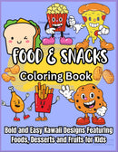 Food & Snacks Coloring Book