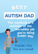 Best Autism Dad Notebook