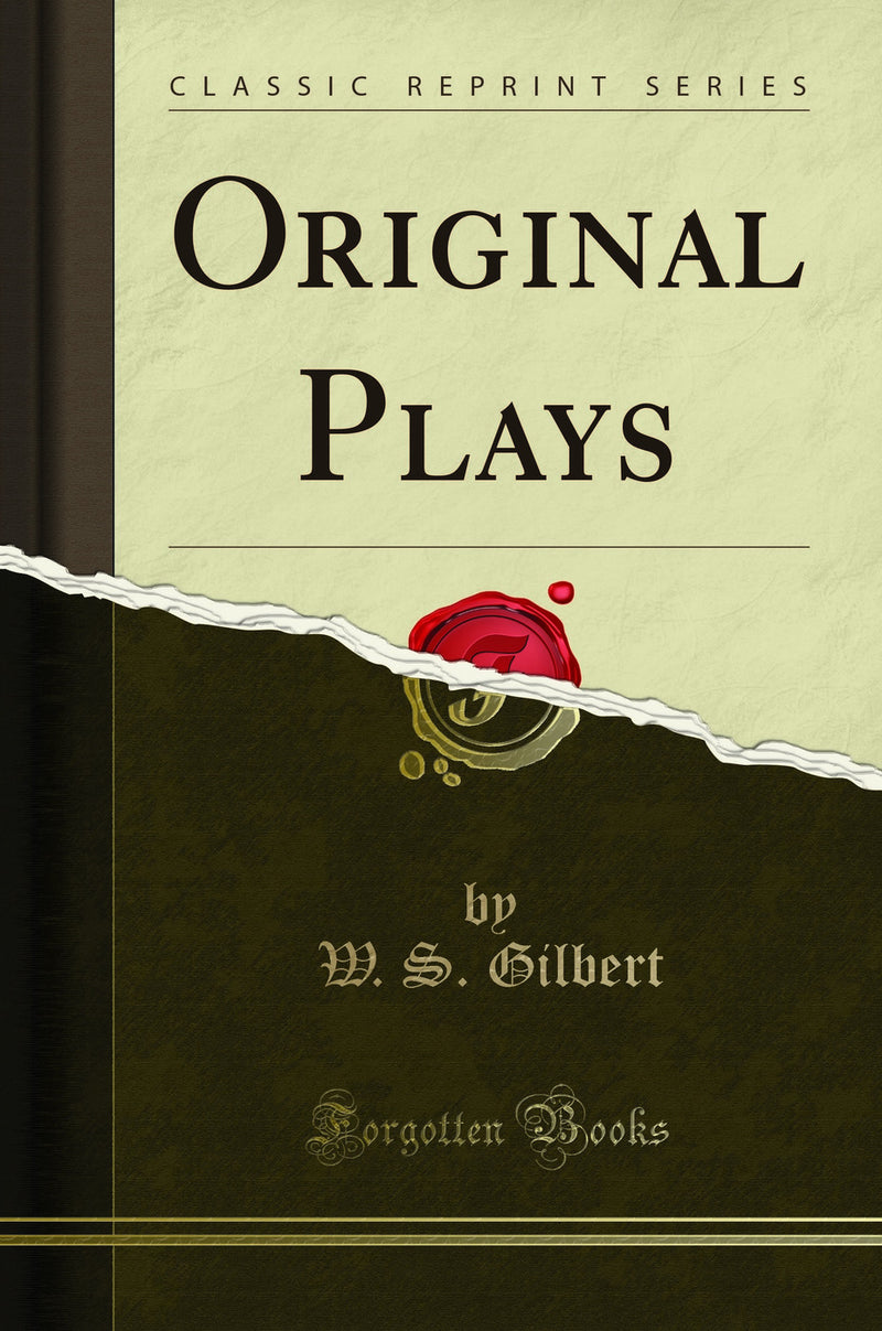 Original Plays (Classic Reprint)