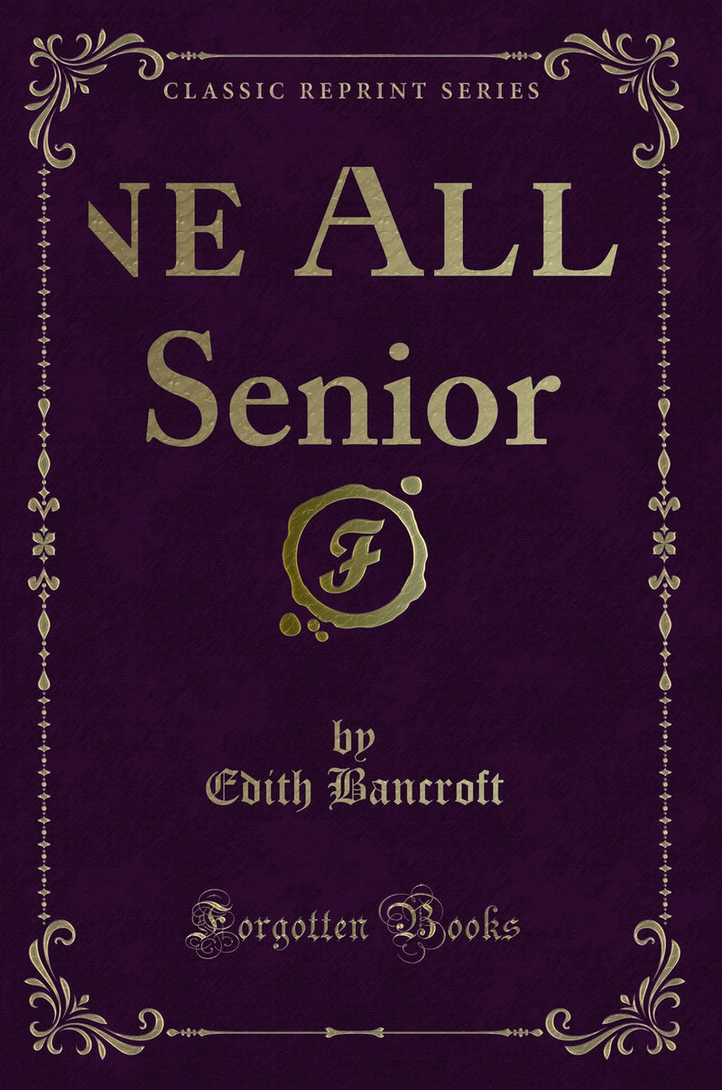 Jane Allen : Senior  (Classic Reprint)
