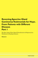 Reversing Apocrine Gland Carcinoma: Testimonials for Hope. From Patients with Different Diseases Part 1 The Raw Vegan Plant-Based Detoxification & Regeneration Workbook for Healing Patients. Volume 6