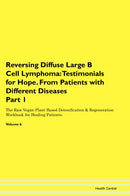 Reversing Diffuse Large B Cell Lymphoma: Testimonials for Hope. From Patients with Different Diseases Part 1 The Raw Vegan Plant-Based Detoxification & Regeneration Workbook for Healing Patients. Volume 6