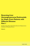 Reversing Liver Hemangiosarcoma: Testimonials for Hope. From Patients with Different Diseases Part 1 The Raw Vegan Plant-Based Detoxification & Regeneration Workbook for Healing Patients. Volume 6