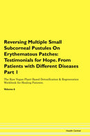 Reversing Multiple Small Subcorneal Pustules On Erythematous Patches: Testimonials for Hope. From Patients with Different Diseases Part 1 The Raw Vegan Plant-Based Detoxification & Regeneration Workbook for Healing Patients. Volume 6