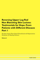 Reversing Upper Leg Red Non Blanching Skin Lesions: Testimonials for Hope. From Patients with Different Diseases Part 1 The Raw Vegan Plant-Based Detoxification & Regeneration Workbook for Healing Patients. Volume 6