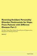 Reversing Avoidant Personality Disorder: Testimonials for Hope. From Patients with Different Diseases Part 2 The Raw Vegan Plant-Based Detoxification & Regeneration Workbook for Healing Patients. Volume 7