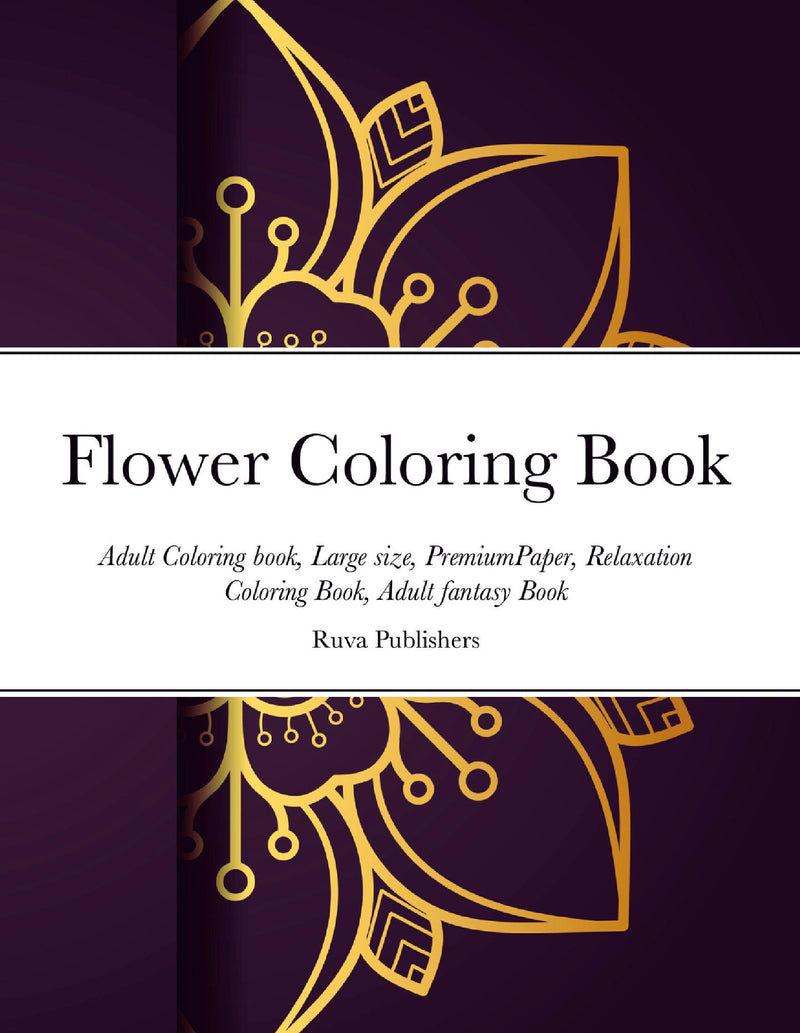 Flower Coloring Book