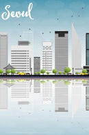 Seoul Skyline Notebook & Journal. Productivity Work Planner & Idea Notepad: Brainstorm Thoughts, Self Discovery, To Do List