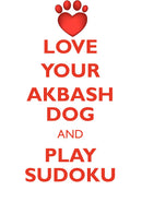 LOVE YOUR AKBASH DOG AND PLAY SUDOKU AKBASH DOG SUDOKU LEVEL 1 of 15