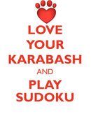LOVE YOUR KARABASH AND PLAY SUDOKU ANATOLIAN SHEPHERD DOG SUDOKU LEVEL 1 of 15