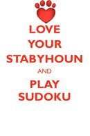 LOVE YOUR STABYHOUN AND PLAY SUDOKU STABYHOUN SUDOKU LEVEL 1 of 15