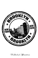 Brooklyn Workbook of Affirmations Brooklyn Workbook of Affirmations: Bullet Journal, Food Diary, Recipe Notebook, Planner, To Do List, Scrapbook, Academic Notepad