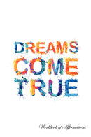 Dreams Come True Workbook of Affirmations Dreams Come True Workbook of Affirmations: Bullet Journal, Food Diary, Recipe Notebook, Planner, To Do List, Scrapbook, Academic Notepad