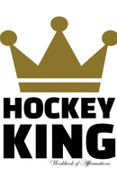 Hockey King Workbook of Affirmations Hockey King Workbook of Affirmations: Bullet Journal, Food Diary, Recipe Notebook, Planner, To Do List, Scrapbook, Academic Notepad