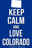 Keep Calm Love Colarado Workbook of Affirmations Keep Calm Love Colarado Workbook of Affirmations: Bullet Journal, Food Diary, Recipe Notebook, Planner, To Do List, Scrapbook, Academic Notepad