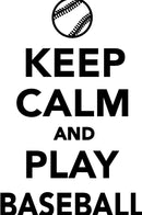 Keep Calm Play Baseball Workbook of Affirmations Keep Calm Play Baseball Workbook of Affirmations: Bullet Journal, Food Diary, Recipe Notebook, Planner, To Do List, Scrapbook, Academic Notepad