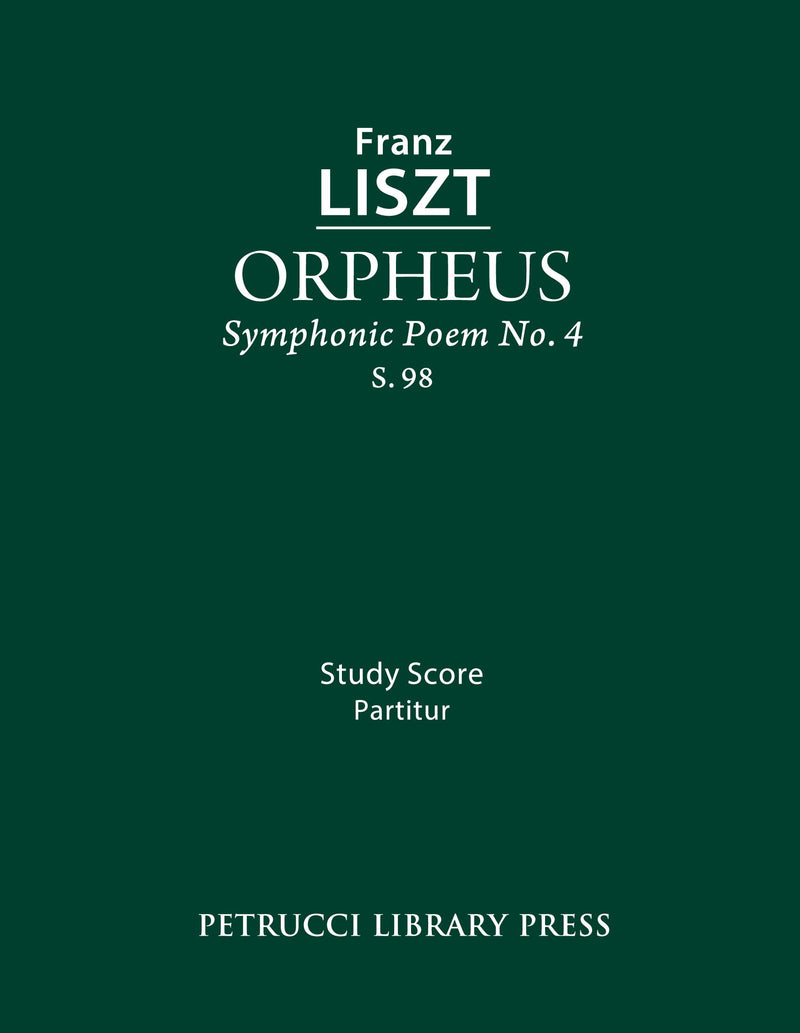 Orpheus, S.98 (Taubmann): Study score