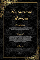 Restaurant Journal: Capture Your Culinary Adventures and Impressions, Comprehensive Review Logbook for Foodies