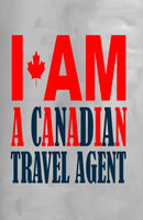 "I Am a Canadian Travel Agent: 100 Pages 6" X 9" Journal Notebook"