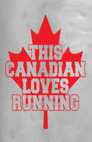"This Canadian Loves Running: 100 Pages 6" X 9" Journal Notebook"