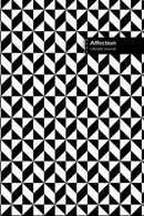 Affection Lifestyle Journal, 180 Write-in Pages (90 shts), Wide-ruled Dotted Lines, Spiral Bound, Lay-flat Design, (Black)